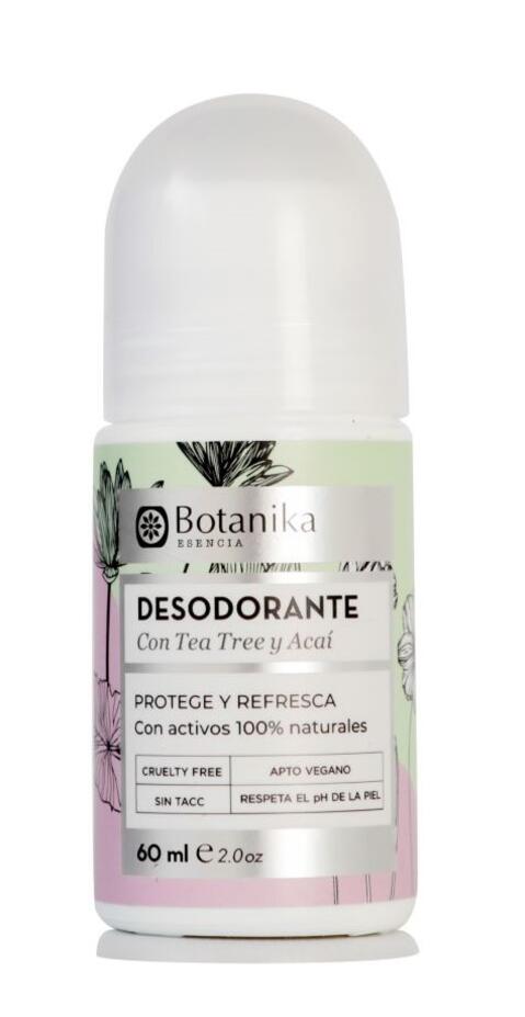 Desodorante Roll On Acai y Tea Tree x 60 cc - Botanika