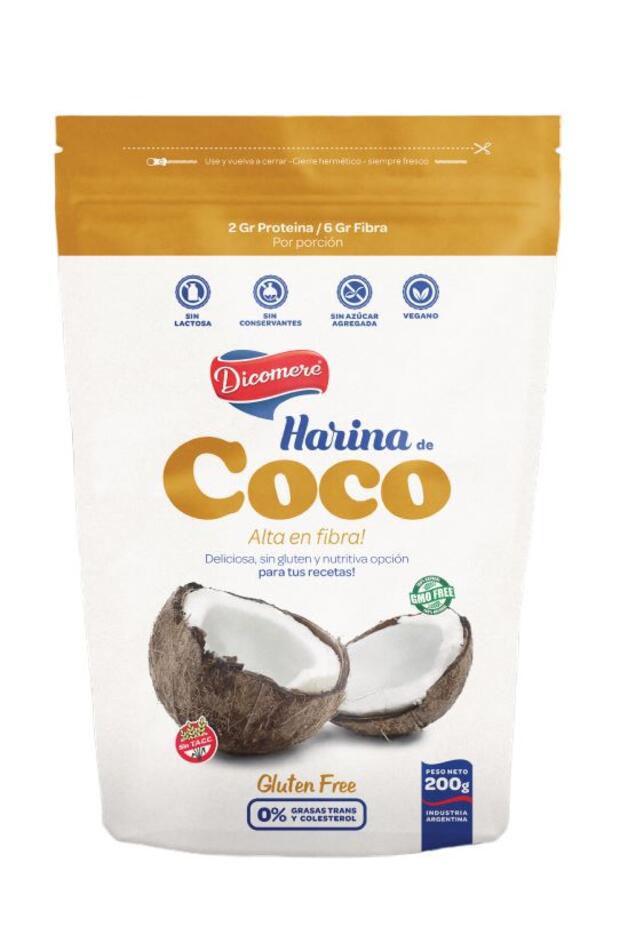 Harina de Coco x 200 gr Dicomere