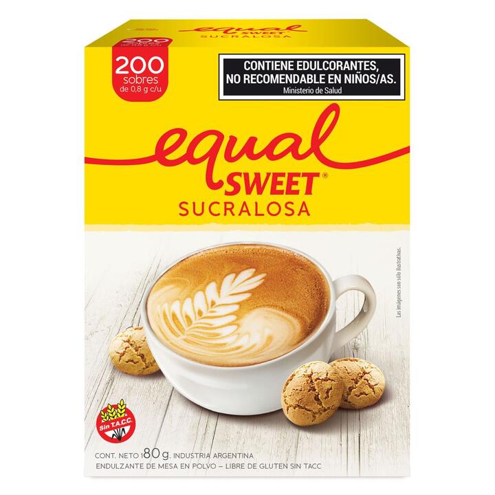 Equalsweet Sucra x 200 sobres