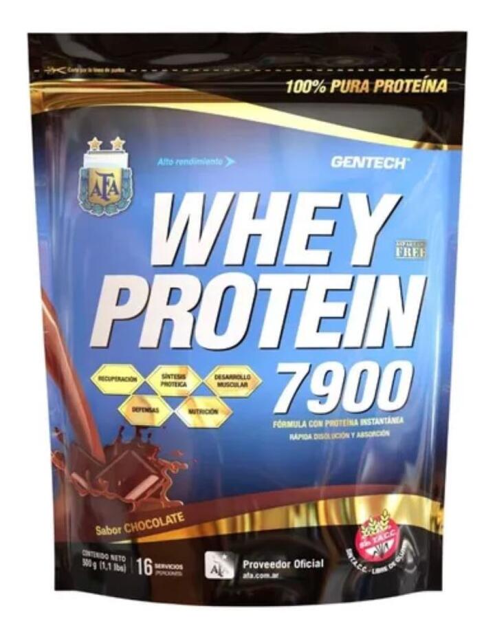 Whey Protein 7900 Chocolate x 500 gr = Gentech