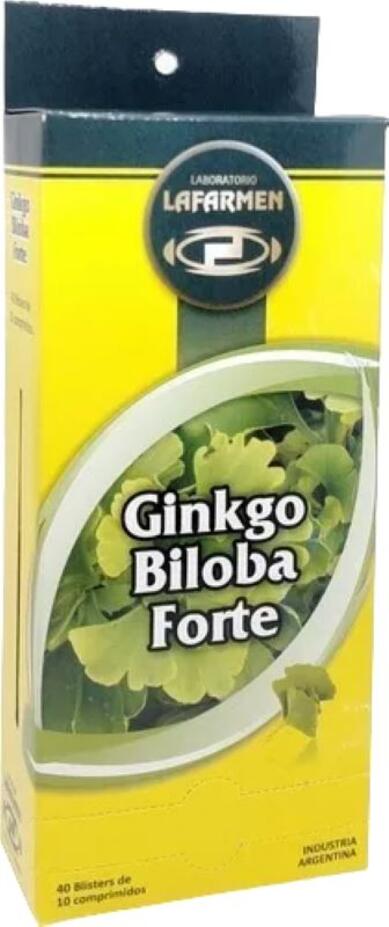 Gingko Biloba Forte 40 Blíster x 10 comp = Lafarmen