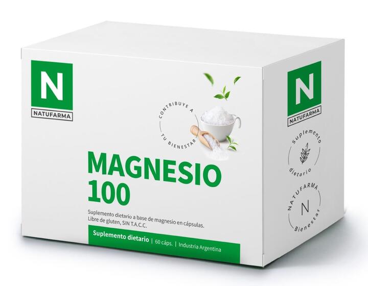 Magnesio 100 x 60 caps Natufarma