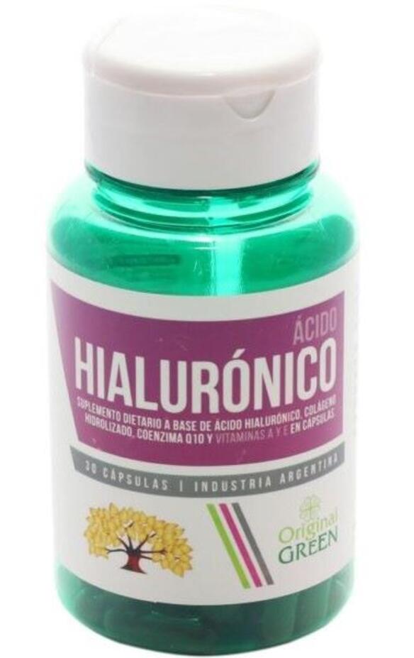 Acido Hialuronico x 30 caps = Original Green