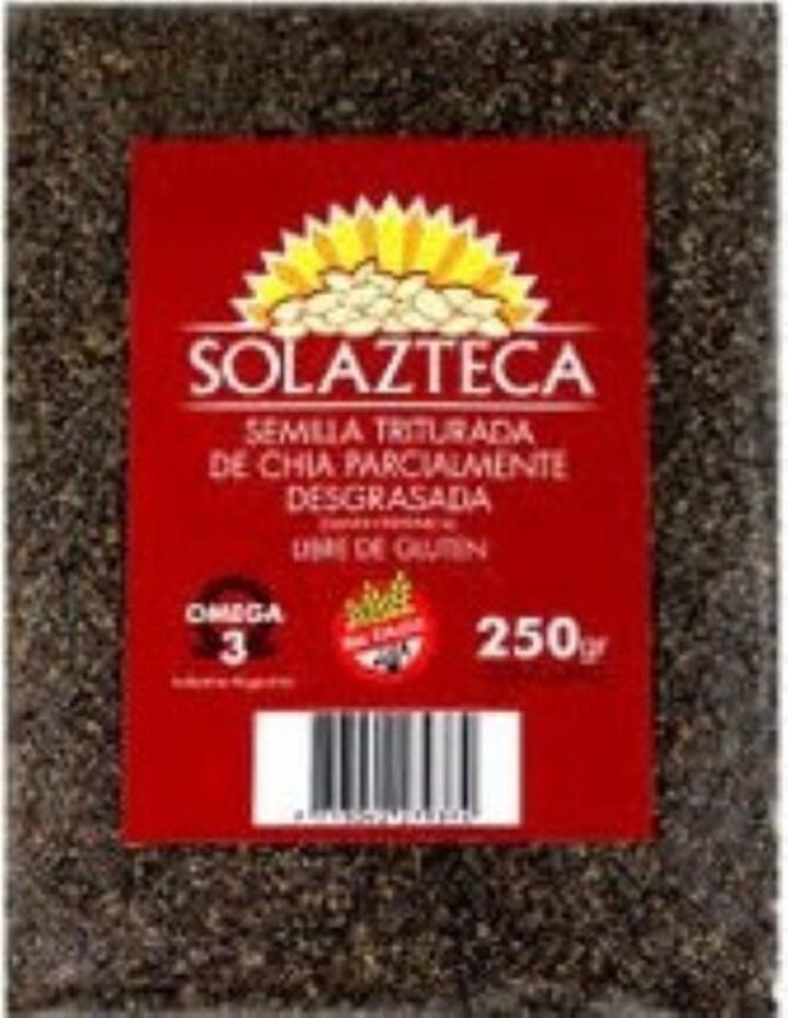 Semilla Triturada de Chía x 250 gr - Sol Azteca