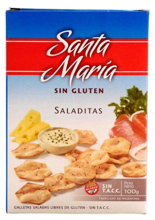 Galletitas Saladas x 200 gr = Santa Maria