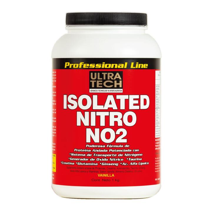 Isolated Nitro N02 X 1 kg  Vainilla = Ultratech