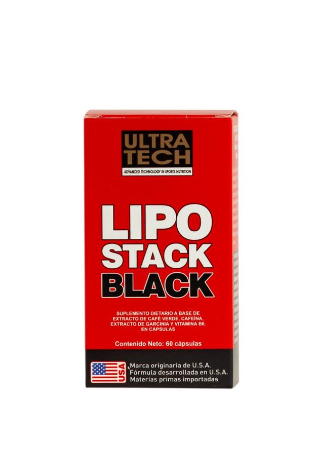 Lipo Stack Black x 60 caps = Ultra Tech