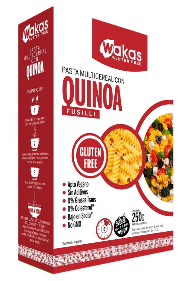 Fideos Quinoa x 250 Wakas