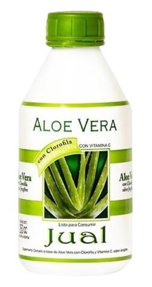 Jugo de Aloe con Clorofila sabor Jengibre x 250 ml - Jual