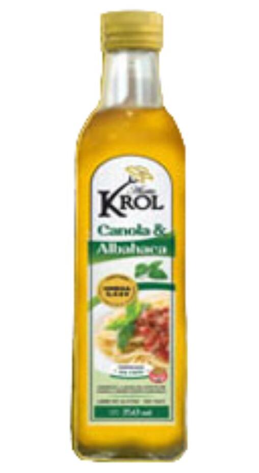 Aceite de Canola con Albahaca x 250 ml Krol