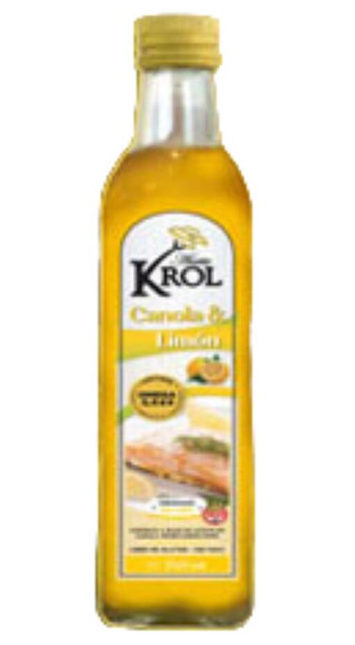 Aceite de Canola con Limón x 250 ml Krol