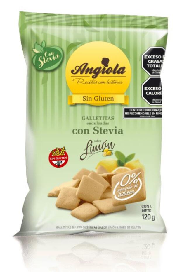 Galletitas sin azucar limon x 120 gr Angiola