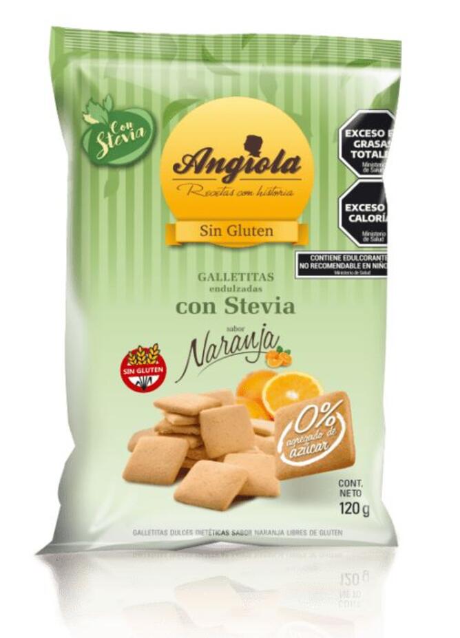 Galletitas sin azucar naranja x 120 gr Angiola