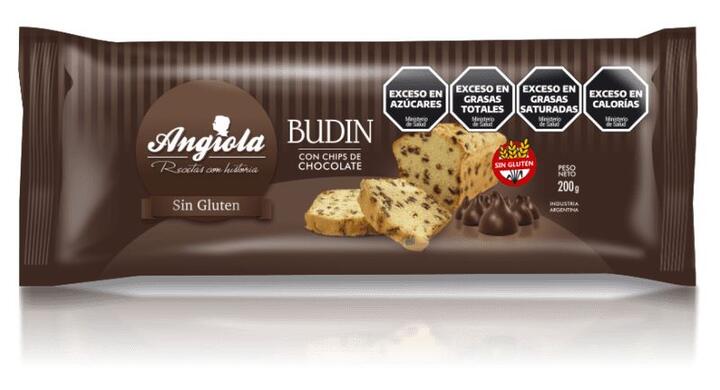 Budines con chip chocolate x 200 gr Angiola