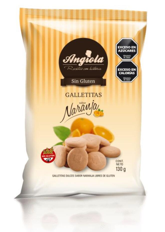 Galletitas naranja x 130 gr Angiola