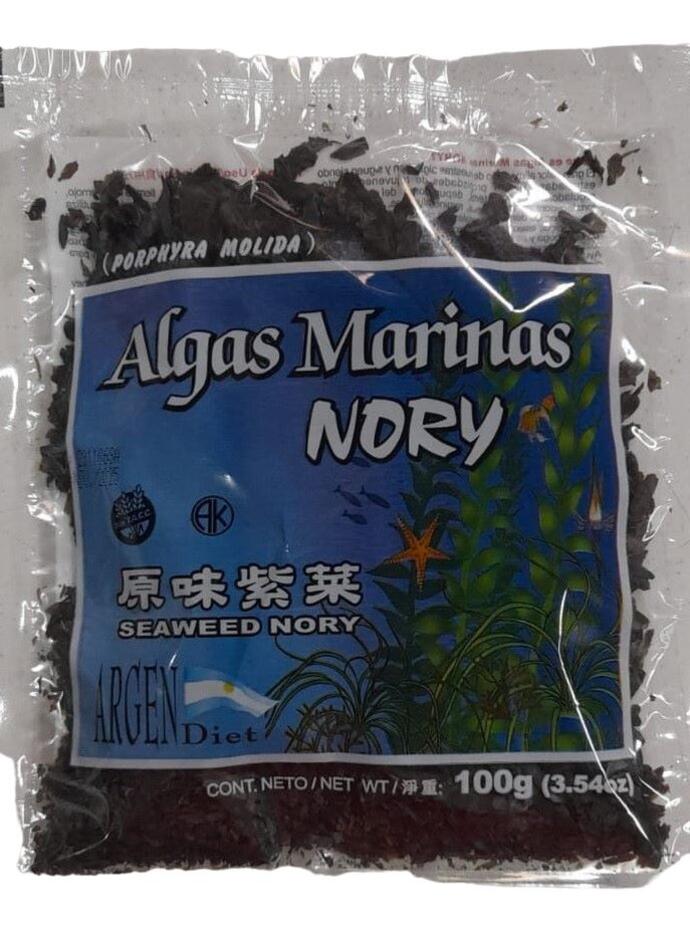 Algas Nori x 100 gr = Argendiet