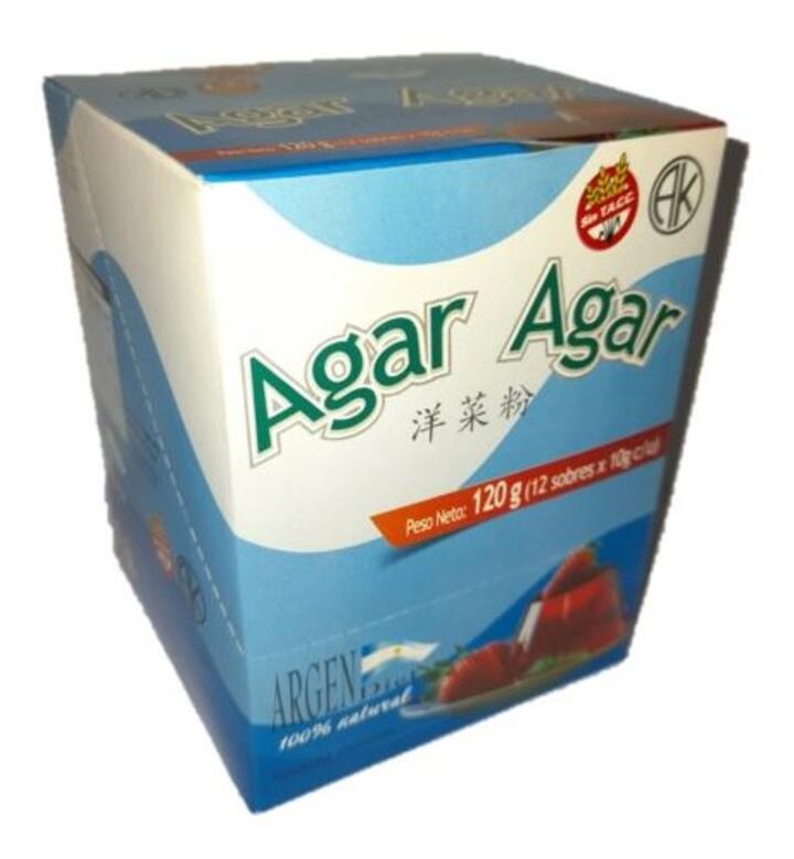 Agar Agar sabor Natural x 12 sobres = Argendiet