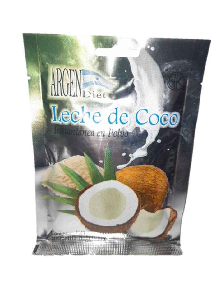 Leche de coco x 50 gr = Argendiet