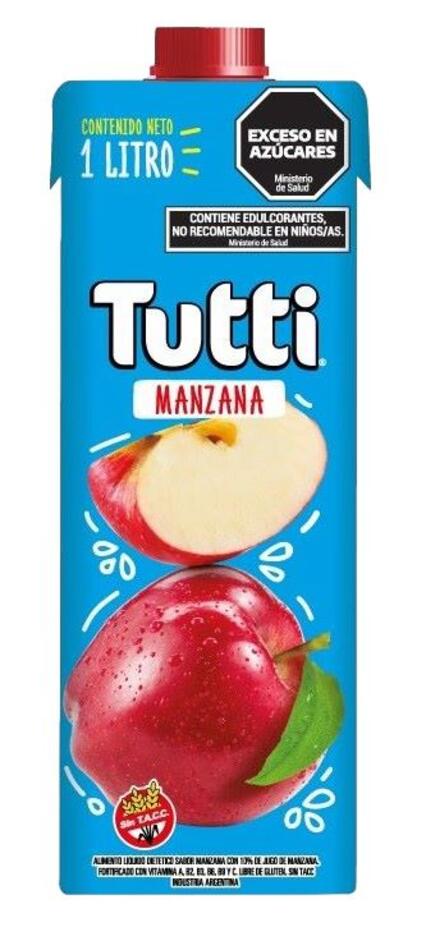 Jugo de Manzana x 1 lt = Tutti