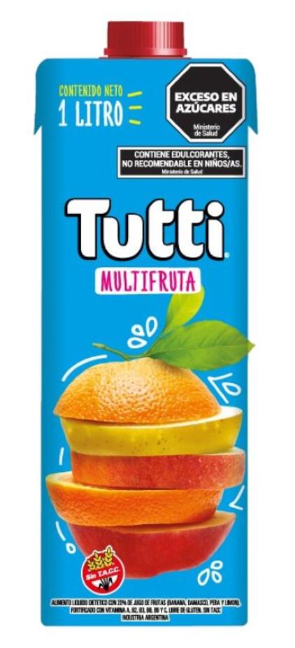 Jugo de Multifruta x 1 lt = Tutti