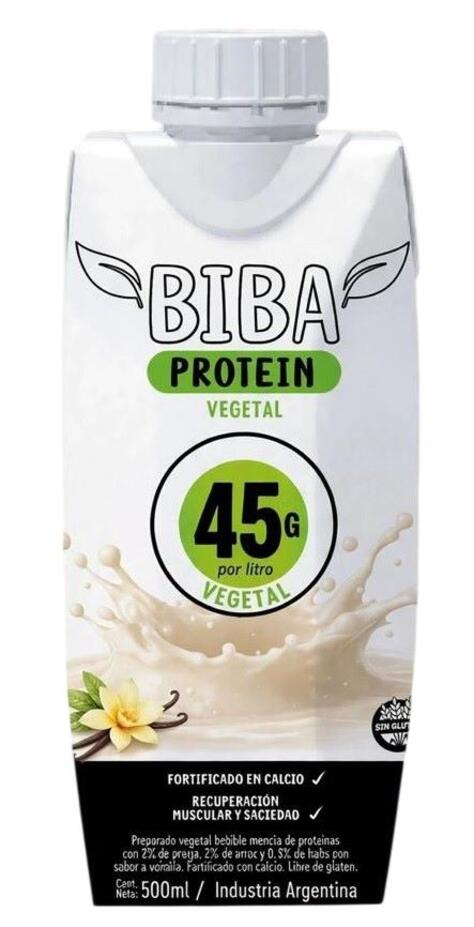 Bebida Proteica Vegetal x 500 cc Biba