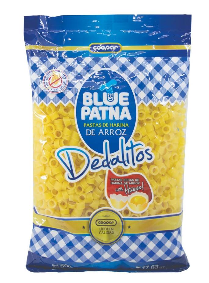 Fideos de Arroz Dedalitos x 500 gr - Blue Patna 