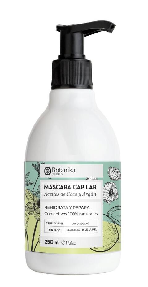 Mascara Capilar Argan y Coco x 250 gr - Botanika