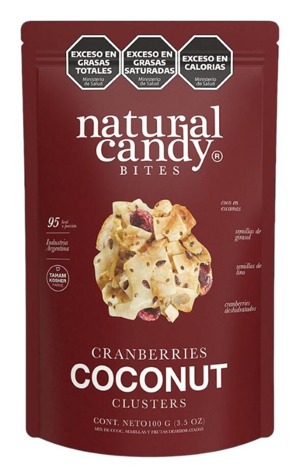 Coconut Cranberries x 100 gr - Natural Candy