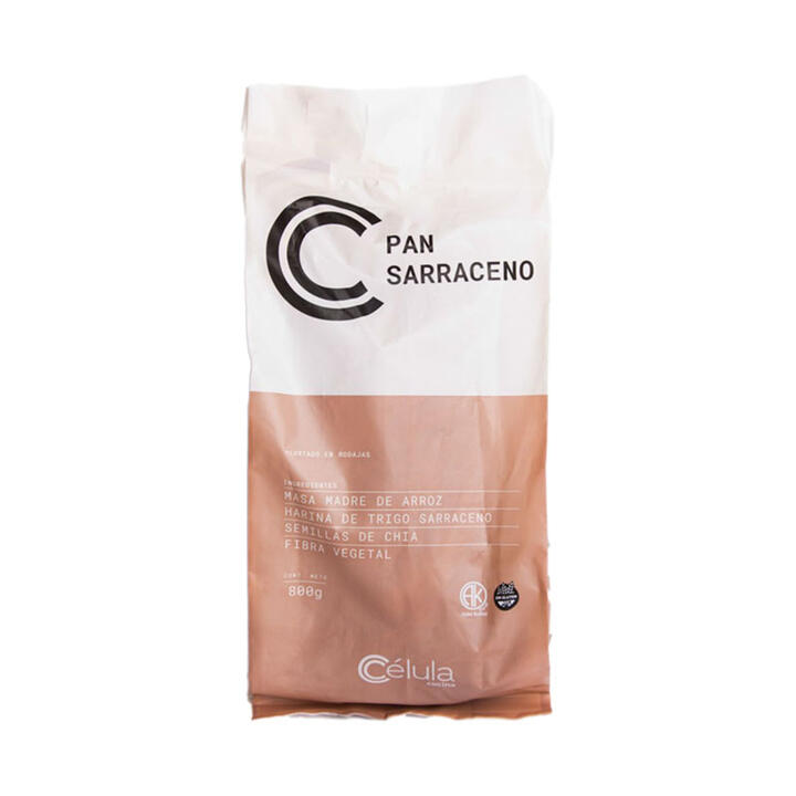 Pan Sarraceno x 800 gr Célula Cocina