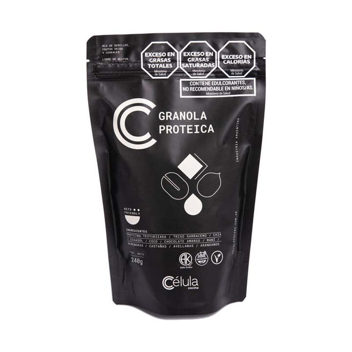 Granola Proteica Vegan Keto x 240 gr Célula Cocina