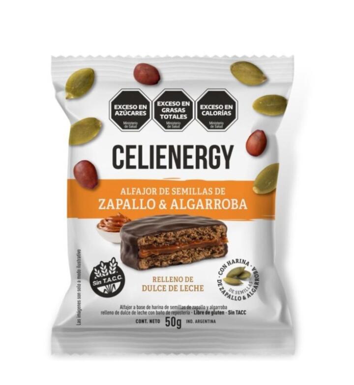 Alfajores Zapallo y Algarroba con DDL x 12 u = Celienergy