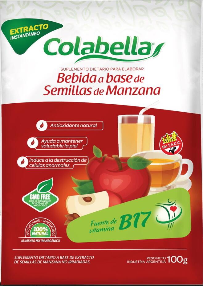 Extracto de Semillas de Manzana en polvo 100 gr - Colabella