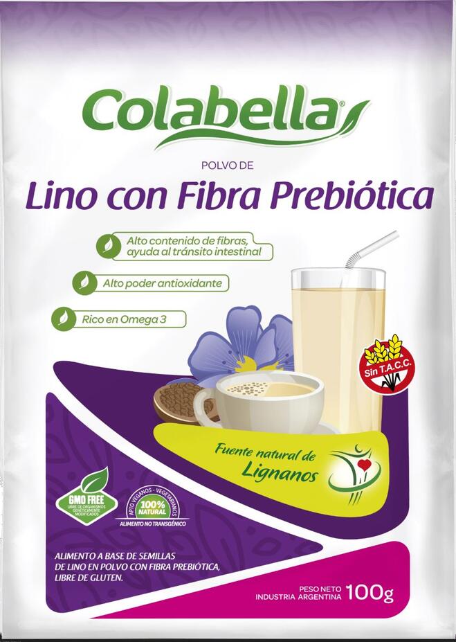 Lino en Polvo con Fibra Prebiótica - Colabella