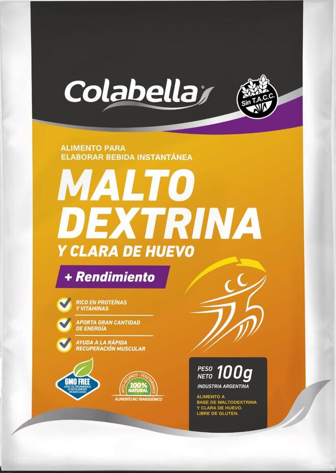 Maltodextrina con Clara de Huevo en Polvo 100 gr - Colabella