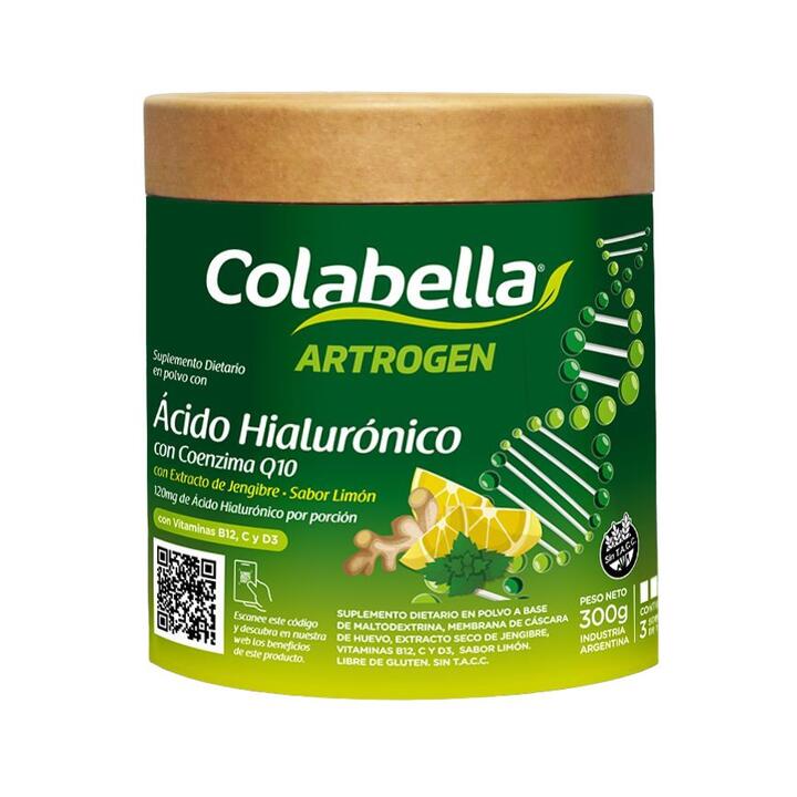 Acido Hialuronico con Q10 y Ext de Jengibre sabor Limón x 300 gr - Colabella