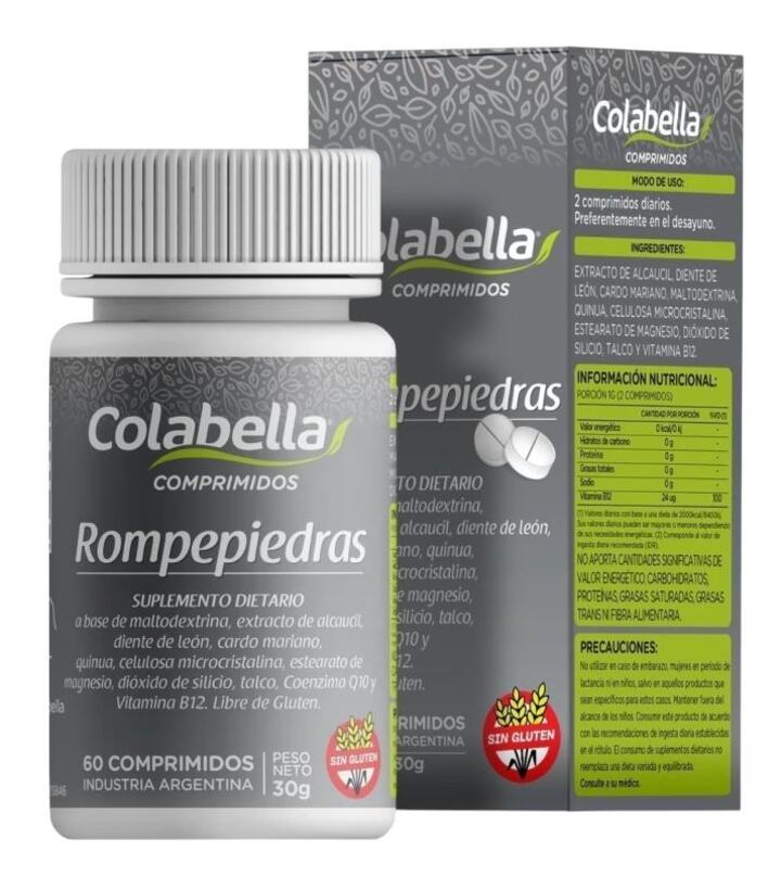 Suplemento Rompepiedras x 60 comp - Colabella