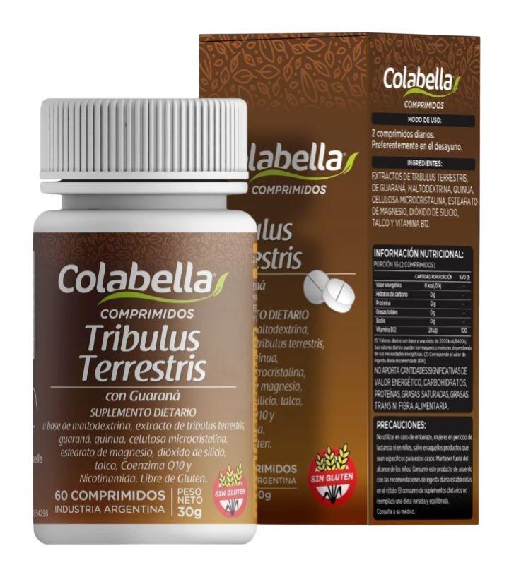 Suplemento de Tribulus Terrestris x 60 comp - Colabella