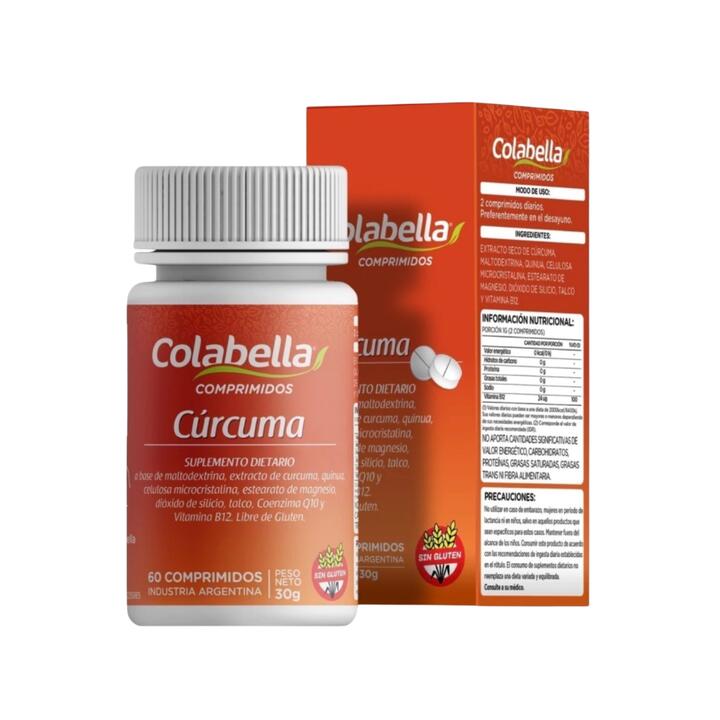 Suplemento Cúrcuma x 60 comp - Colabella