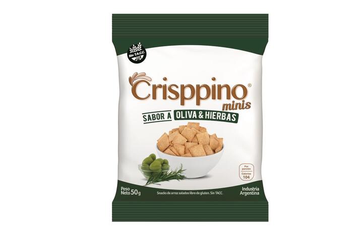 Galletitas de Arroz Mini oliva 50 gr = Crisppino