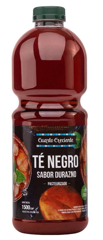 Jugo Te Negro sabor Durazno c/Stevia x 1500 cc Cuarto Creciente