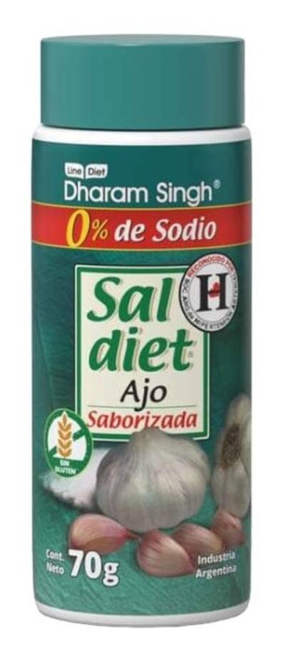 Sal Diet Con Ajo x 70 gr = Dharam Singh