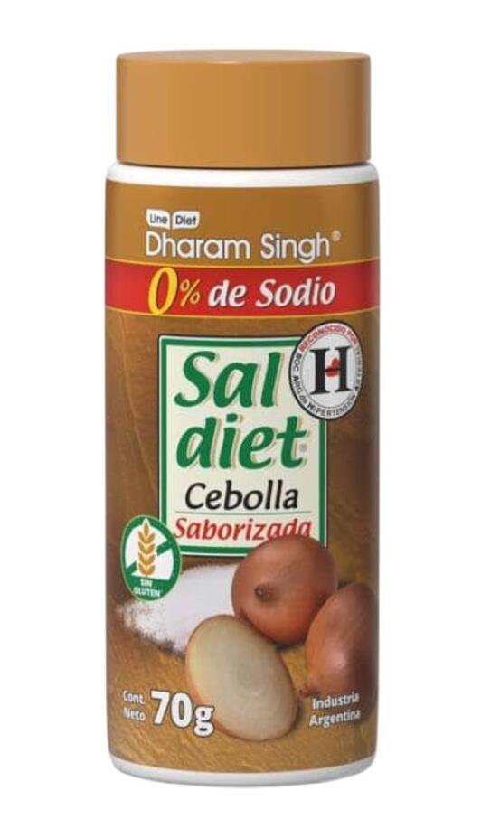 Sal Diet con Cebolla x 70 gr - Dharam Singh