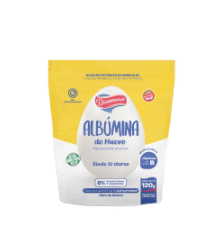 Albumina de huevo en polvo x 120 gr Dicomere