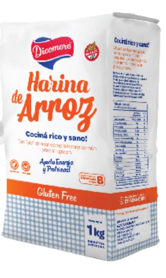 Harina de Arroz x 1 kg Dicomere