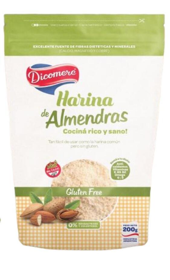 Harina de Almendra x 200 gr Dicomere