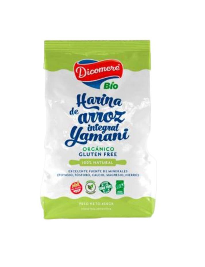 Harina de Arroz Yamani Orgánico x 450 gr Dicomere