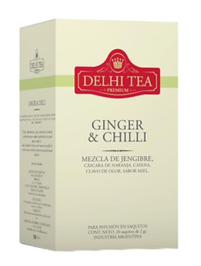 Te Ginger & Chilli X 20 Saq = Dehli