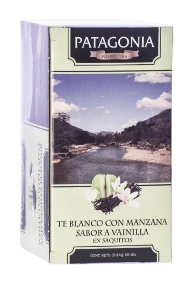 Te Blanco Con Manzana Y Vainilla X 20 Saq = Patagonia & Mate