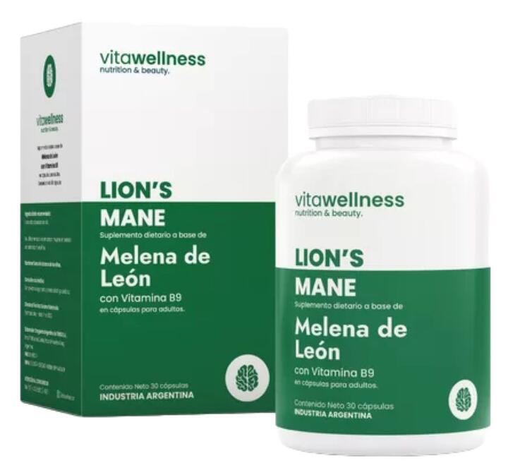 Melena de Leon Vit B9 x 30 caps = Vitawellness