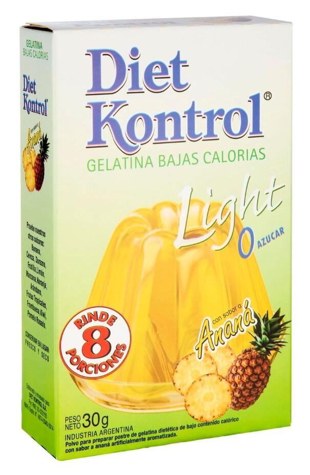 Gelatina Ananá x 30 gr Diet Kontrol